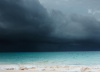 dark skies, beach, Caribbean